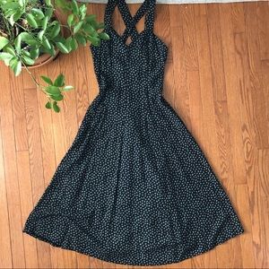 Rampage Black and White Patterned Dress